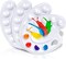 Upgrade 4 Pack Paint Tray Palettes with Thumb Hole,Plastic Paint Pallets for